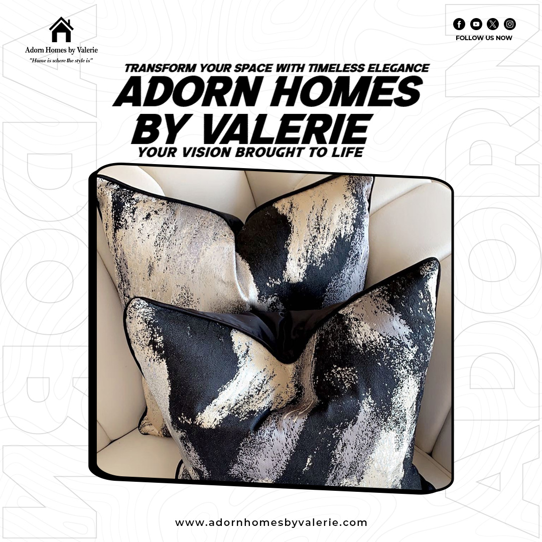 Create a timeless masterpiece with Adorn Homes by Valerie, where sophistication meets elegance in perfect harmony. 
Shop now: adornhomesbyvalerie.com/product/18x18-…

#HomeAccessories #InteriorStyling #DesignTrends #HomeSweetHome #DecorateWithLove #ElegantLiving #StylishSpaces #ModernHome