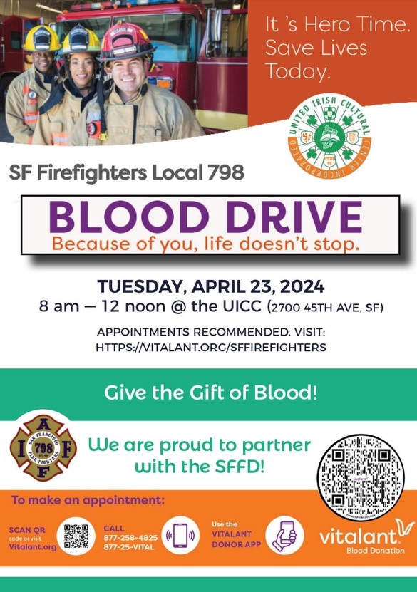 Our Office has worked with beloved Land Use Clerk, Erica Major, for many years. She was diagnosed with a rare cancer & needs help finding a stem cell match. Please join the stem cell drive on April 23 to see if you’re a match or donate to the @SFFFLocal798 blood drive.