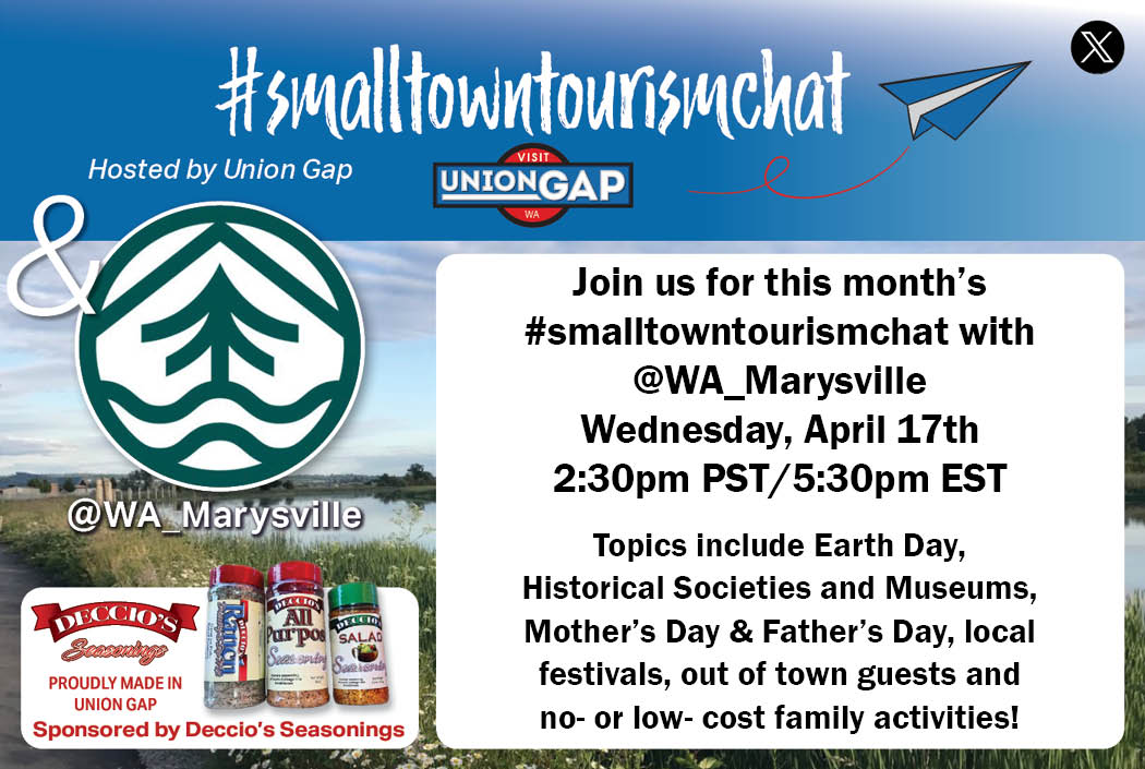 This month's #SmallTownTourismChat soon. Treat to 2c @myscenicdrives @FitLifeTravel @Global_Gaz @Expedia @VisitBarHarbor @paulpassingthru @dogwoodblooms @travelingmitch @ForeverLostInT2 @perceptivetrav @JessicaPerezTV #EarthDay2024 @SeattleRefined @AlaBucketList @wineandhistory