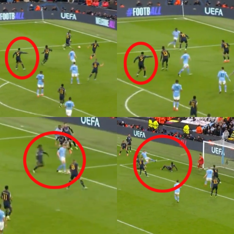 Cuando Kevin De Bruyne se metió entre Jude Bellingham y Eduardo Camavinga, el todoterreno inglés le dijo y le señaló al francés que estuviera pendiente del mago belga. No se pusieron de acuerdo, Rudiger la dejó viva dentro del área y vino el gol de KDB. Detalles. Partidos de