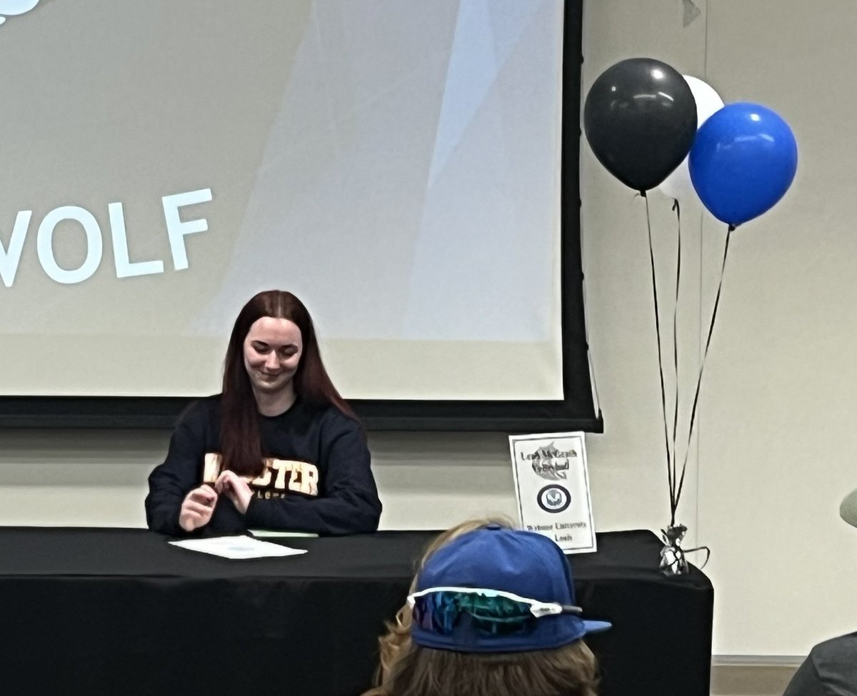 National Letter of Intent Signing: Here at Grandview, as these two student athletes make their intentions-to compete and hit the books-at the next level, official. Good luck, and way to go Wolves! <a href="/Grandview_HS/">GrandviewHS</a> <a href="/CCSDK12/">Cherry Creek Schools</a> <a href="/aurorasports/">Sentinel Prep Sports</a>