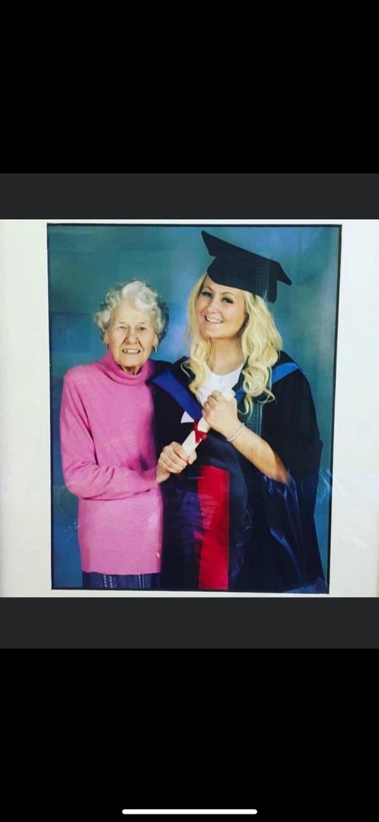 9 years ago we lost an angel 💗

Granny Eileen.

I’ll never forget your smile at my graduation! And how happy you were about the free wine 😂

#Nurse #MentalHealthNurse #Nhs #SpecialistPractitioner