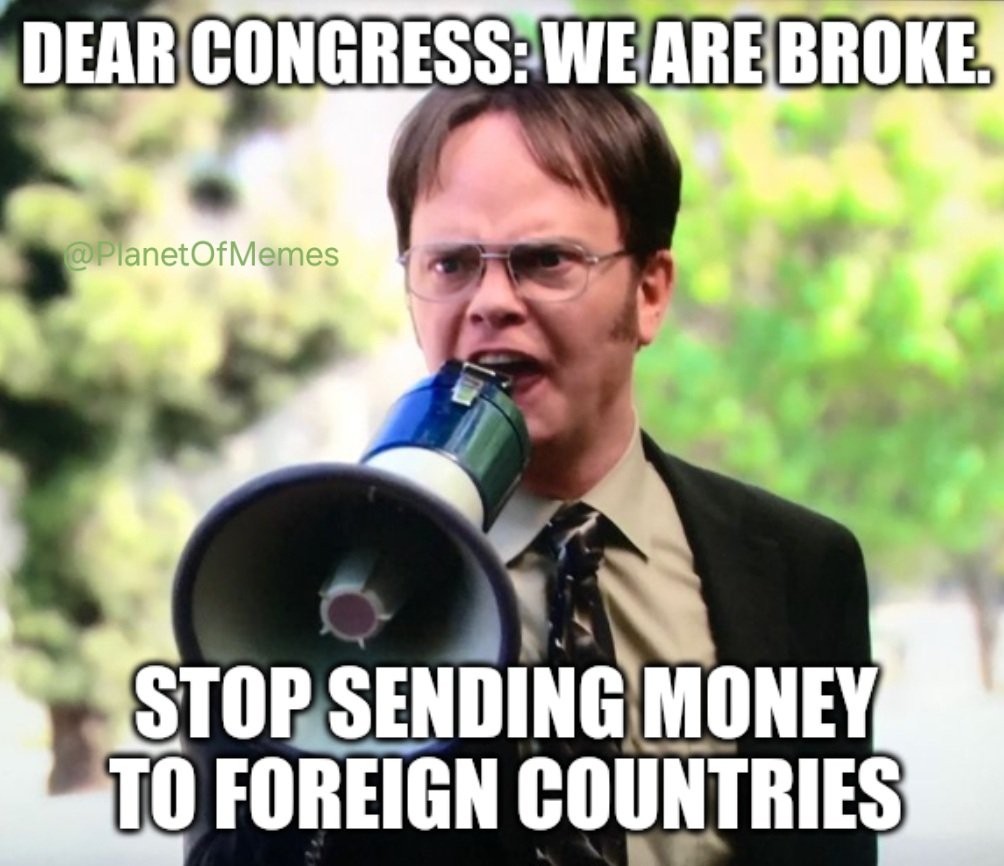 <a href="/POTUS/">President Donald J. Trump</a> Stop sending money to foreign countries