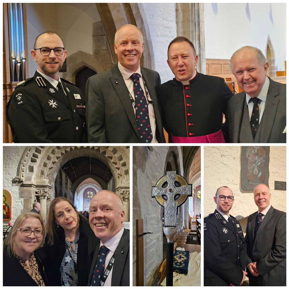 Wonderful to have been invited by the @ChurchinWales with friends, to observe the ceremony & meeting of the Bishops who met in Sacred Synod to confirm the appointment of our @SJACymru @PrioryWales Dean; Canon David Morris as Assistant Bishop in the Diocese of Bangor 

#ProudChief