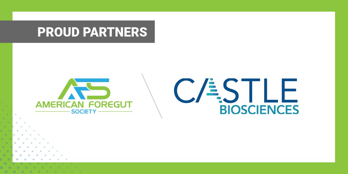 Thank you, Castle Biosciences for your commitment to research that is shaping the future of foregut! #BarrettsEsophagus #CastleBioscience #ProudPartners