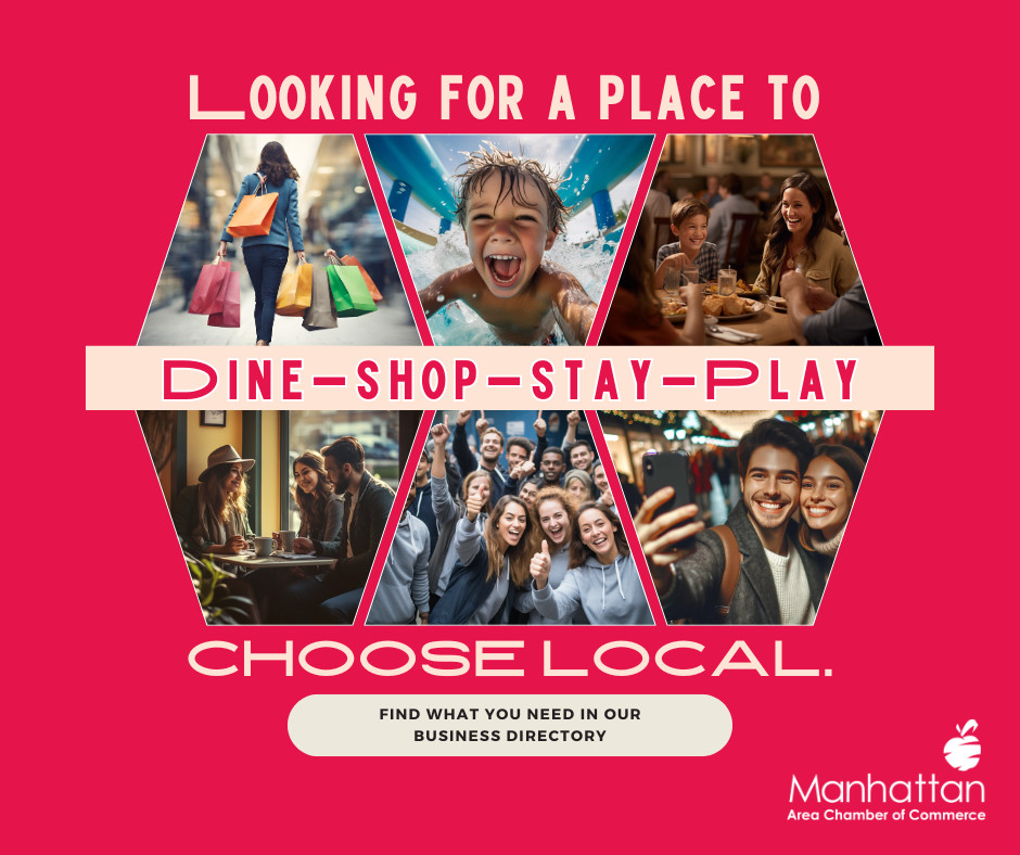 Looking for a place to dine, shop, stay or play? Check our directory for fellow members and #ThinkLocal. business.manhattan.org/member-directo….