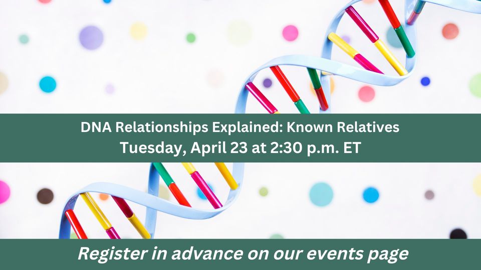 🧬APR. 23 2:30p ET Workshop highlights guided expertise to get those relationships 'in order' or at least EXPLAINED in a concise manner. @ACPL Register Today: acpl.libnet.info/event/9991678