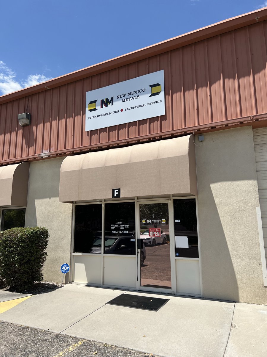 Looking for a convenient metal supplier in #Albuquerque? New Mexico Metals has you covered! We cut to size all orders, carry DOM tubing and even have Saturday hours 👍 #metalsupply newmexico-metals.com