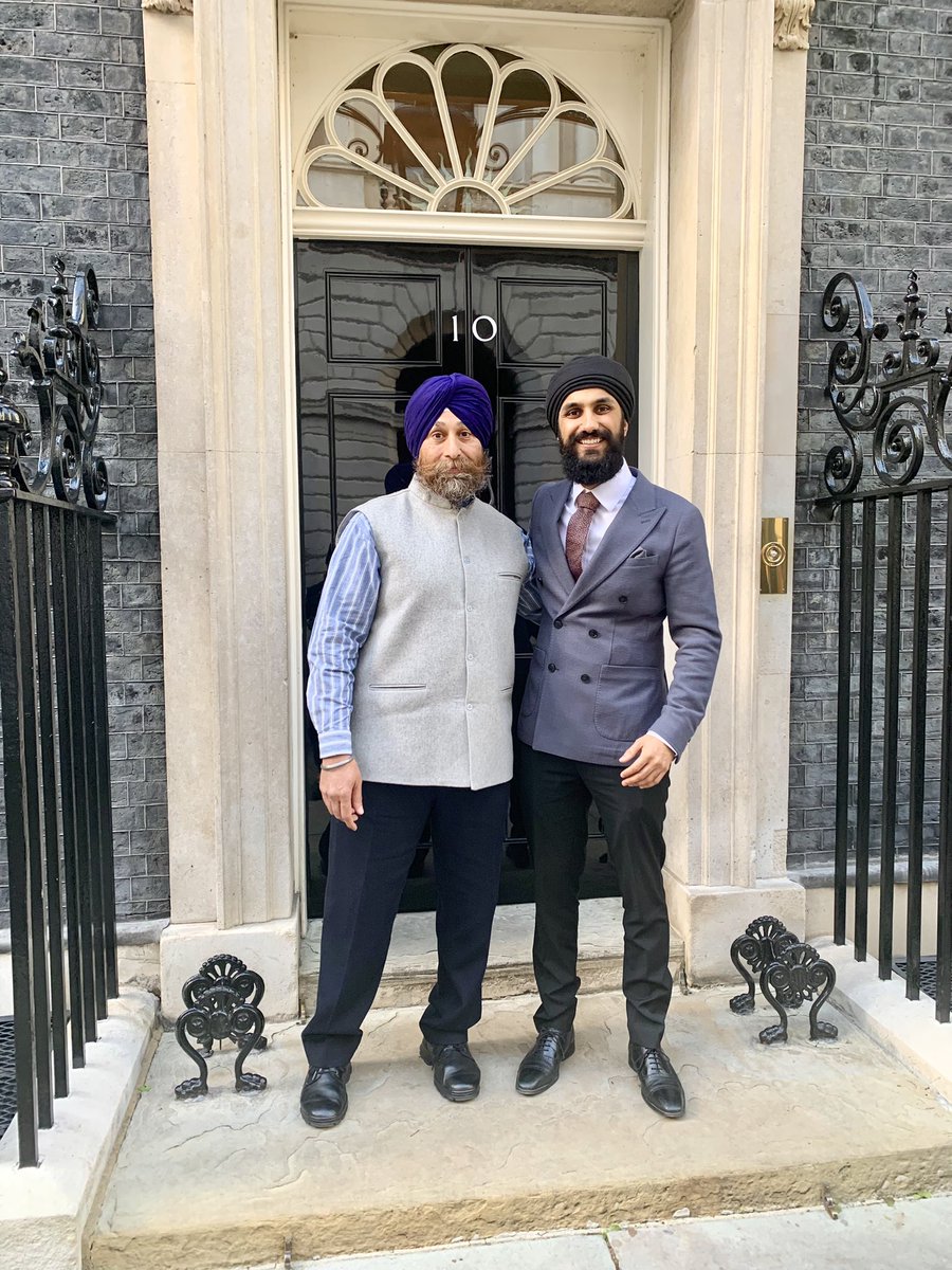 Humbled to be invited by Prime Minister for #Vaisakhi reception @10DowningStreet . Great to connect with @VirdiMazaria and @PunjabiUKRecord and @RanjitBaxi