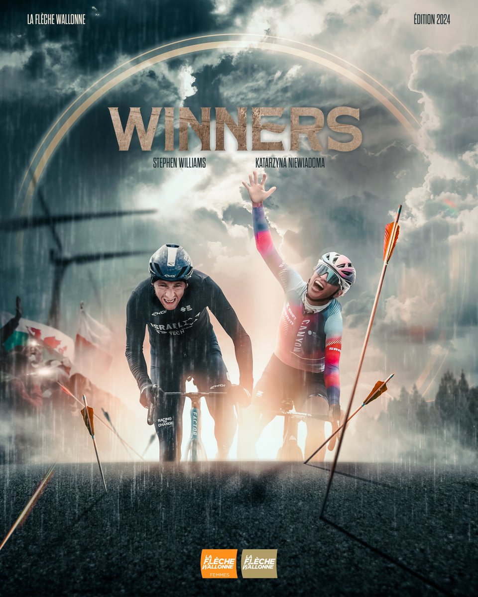 flechewallonne's tweet photo. 🏹 Ils ont su dompter le Mur 🏹
🏴󠁧󠁢󠁷󠁬󠁳󠁿 @stevierhys_96 x 🇵🇱 @KNiewiadoma 
🏹 They knew how to face the Mur 🏹

#FlecheWallonne #FWwomen

🎨 : @maximelth https://t.co/41hc4QAZPu