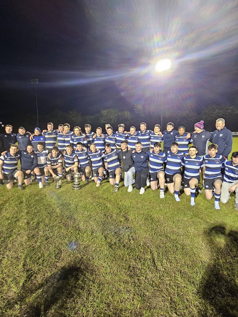 Here are the new North Munster U20.5 League and Cup Champions! A fabulous match was decided by a try with the last play of the game. Final score Old Crescent 30-27 Shannon. Hard luck Shannon and really well done to our boys!