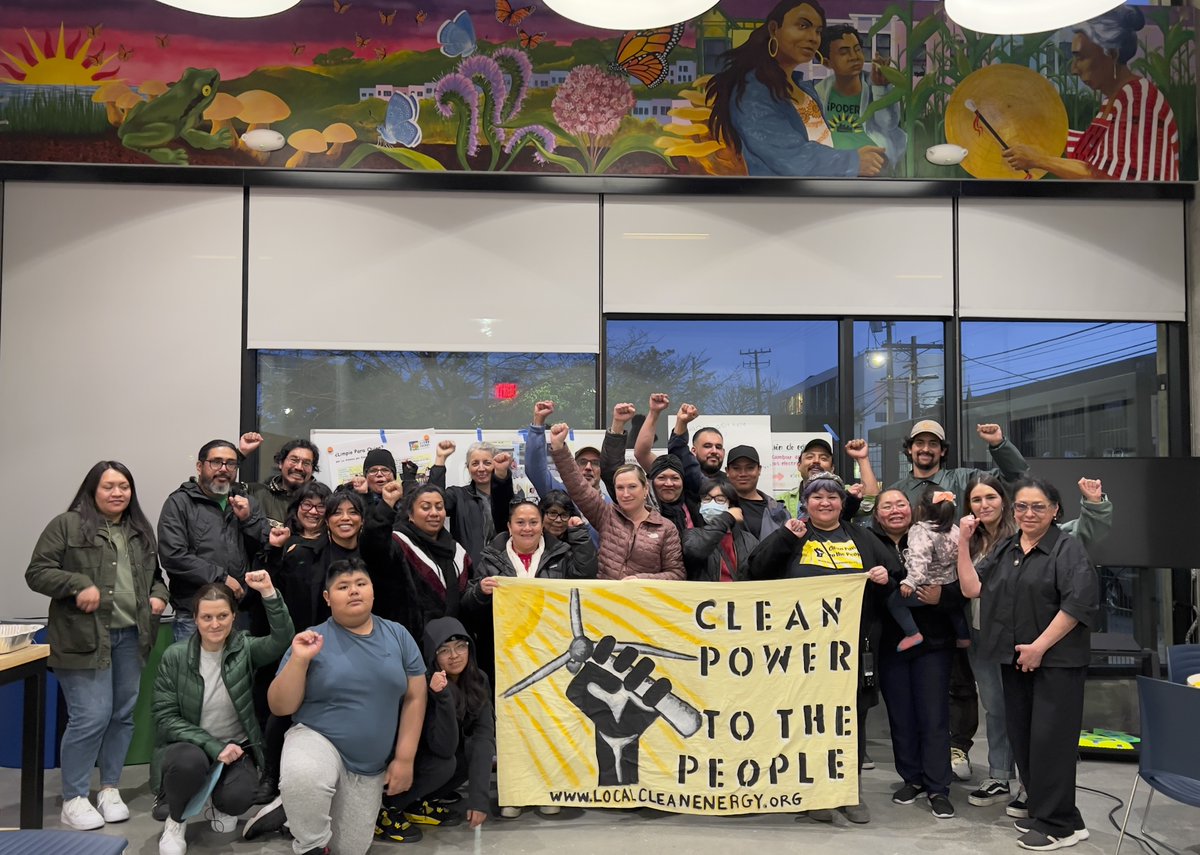 Thank you @PODERSF for having us host a workshop on #electrification & #Decarbonization for homes! #cleanpowertothepeople