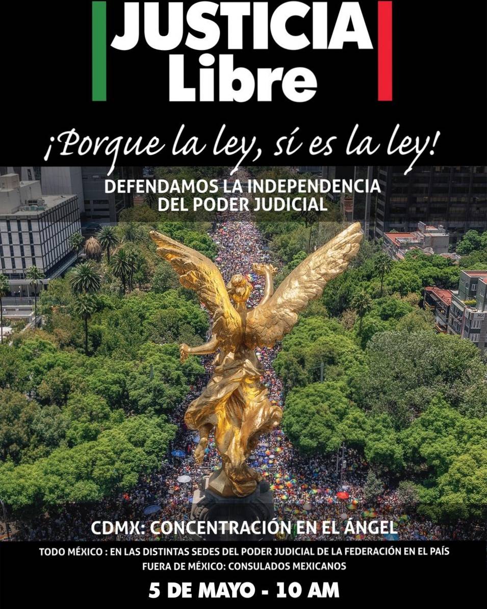 drgustavoadolfo's tweet image. 5 de mayo 10am / Trabajadores del Poder Judicial invitan a los ciudadanos a defender la independencia y autonomía de las instituciones. #PoderJudicialContrapesoNacional