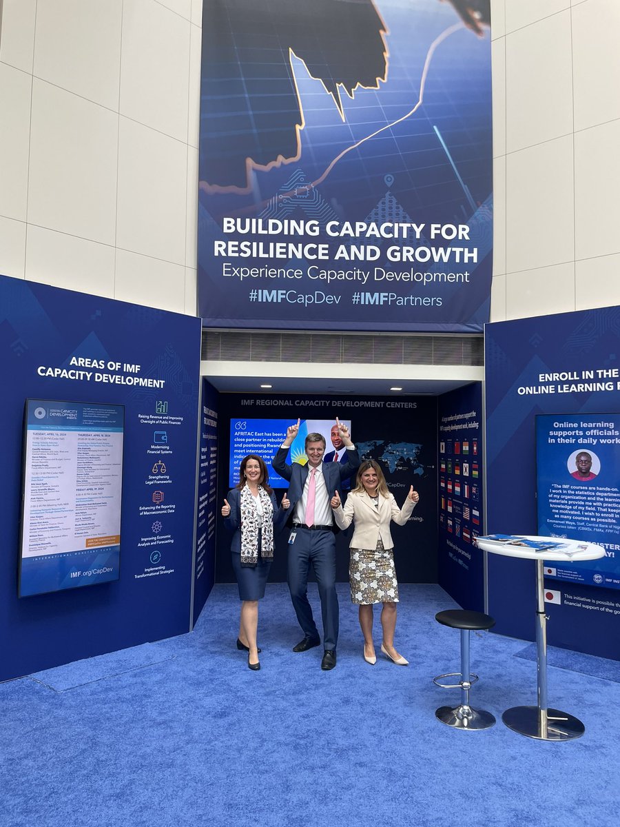 demetcabbar's tweet photo. Capacity Development is critical to achieving sustainable development and is serious business! However, with a fun and competent team like this one all the hard work pays off @MartinCaudron @imfcapdev @IMFNews #SpringMeetings2024 https://t.co/A415MFeMmu