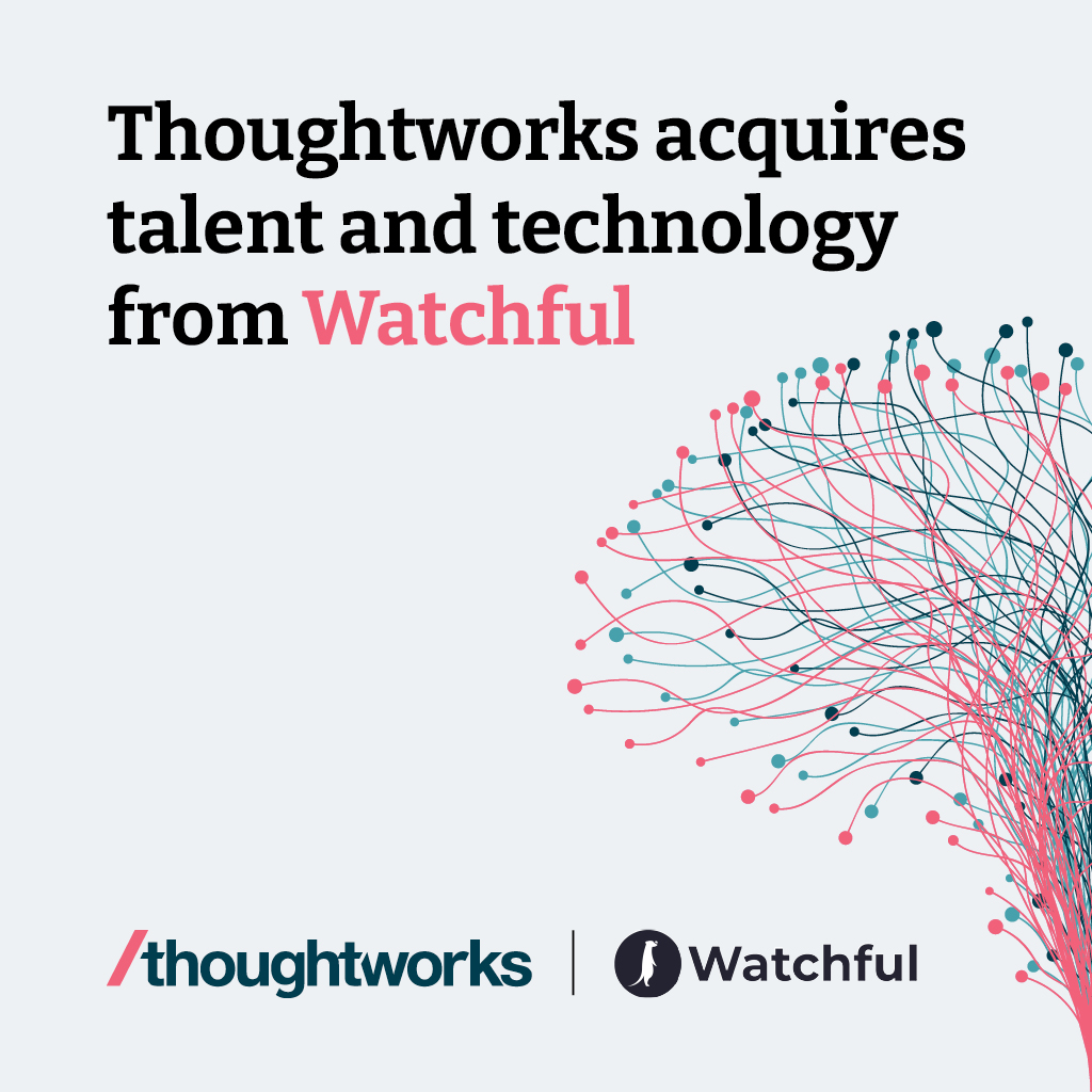 We’re delighted to announce the acquisition of the talented people and tech from Watchful, a San Francisco based company who helps clients realize the value of AI faster. This strengthens our mission to be the leading #AI transformation partner globally: ter.li/p5l2yd