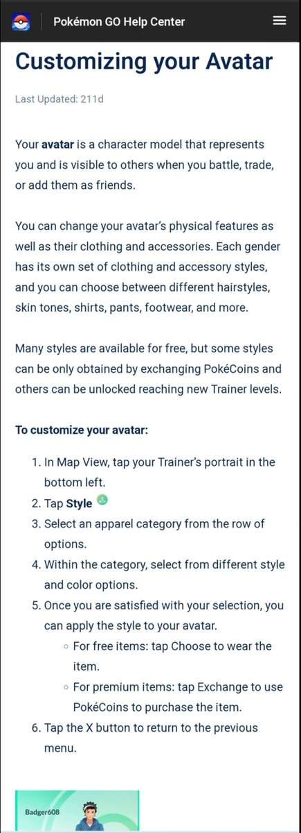 Babydollbecca1's tweet photo. Niantic has eliminated Gender options from #PokemonGO and updated the Help Center. 

Please consider Male, Female and Custom options. 

As the blog states, we purchased the avatar items based on gender. Now they don't look/fit correctly. They were made for previous body types. https://t.co/RDMaqvYmZ7