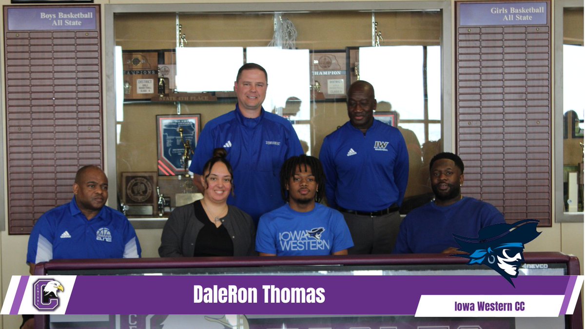 Congrats to <a href="/OPSCHSBBB/">CHS Boys Basketball</a> own DaleRon Thomas for signing with <a href="/ReiverMBB/">IWCC Men's Basketball</a>! We can't wait to see what you'll accomplish #AlwaysAnEagle