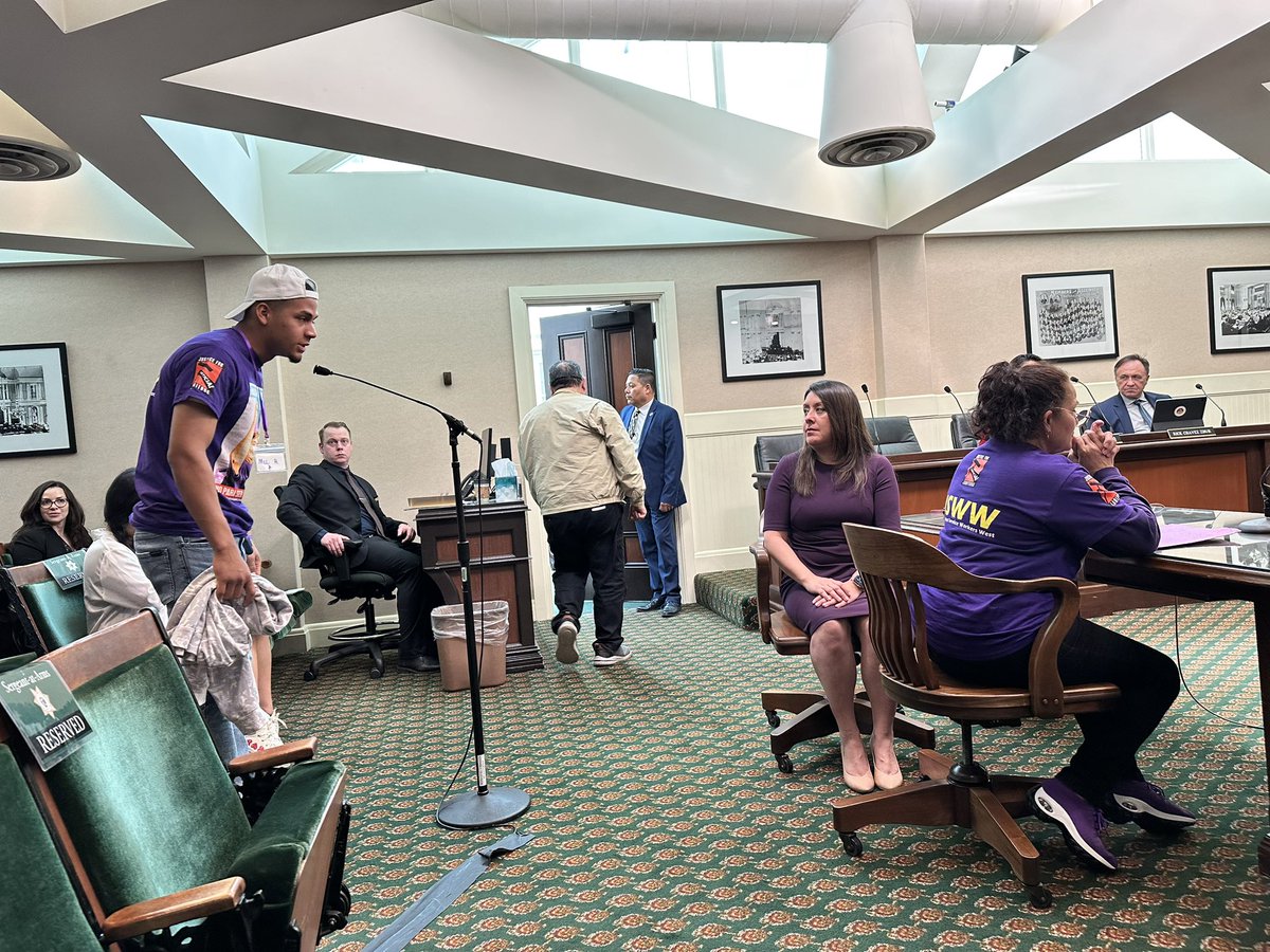 #AB2364 End Janitor Exploitation and Abuse Act happening now #justiceforjanitors