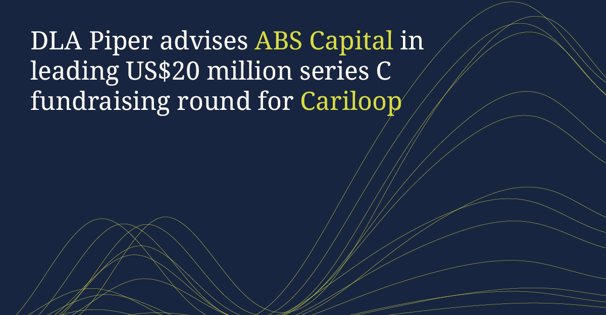 DLA Piper advised #ABSCapital in leading a US$20 million Series C fundraising round for #Cariloop, a leading comprehensive caregiver support platform. spr.ly/6017byPt5