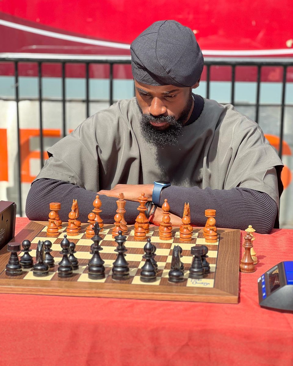 We’re immensely proud of Tunde Onakoya (@Tunde_OD), and wish him the very best as he commences his attempt to break the Guinness World Record for Longest Chess Marathon this 17th day of April, 2024. 

#chessmarathonforchange #tundeonakoya #gwr24