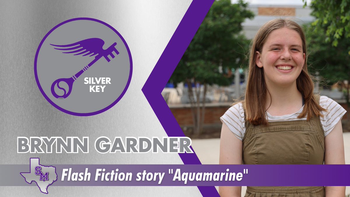 SanMarcosCISD's tweet photo. SMHS had a powerful crew of writers receive Scholastic Art and Writing awards. Congrats to these 4 Southern Region awardees:
Brynn Gardner, 10th: Silver Key
Aaralyn Julian, 10th: Silver Key
Georgia Recio, 10th: Honorable Mention
Yamileth Gonzalez, 11th: Honorable Mention https://t.co/ExhHa47bWI