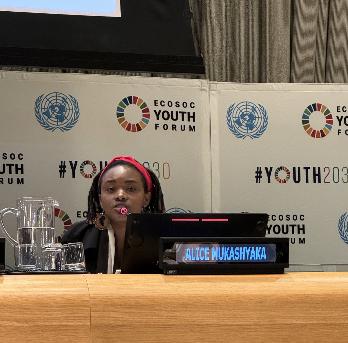 🤩 @WomenDeliver Young Leader Alum @alicem2016 spoke at the ECOSOC #Youth2030 Forum Africa session today!