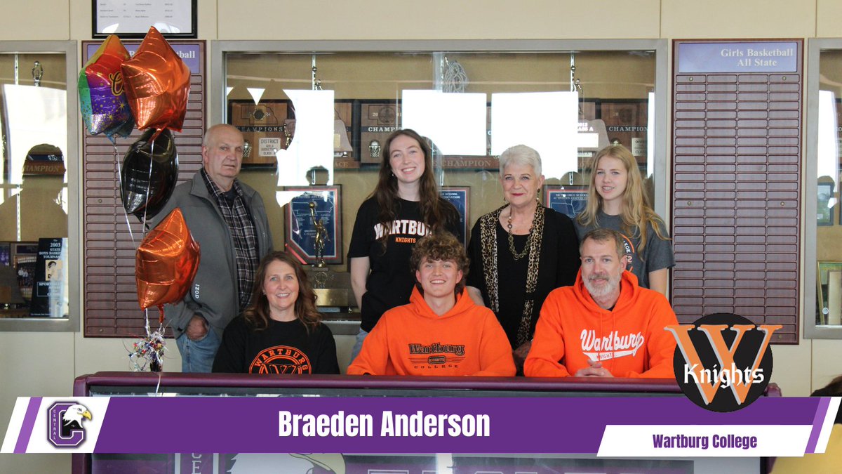 Congrats to <a href="/OPSCHSBSC/">Central Boys Soccer</a> own Braeden Anderson for signing with <a href="/WartburgMSoccer/">Wartburg M. Soccer</a>! We can't wait to see what you'll accomplish #AlwaysAnEagle