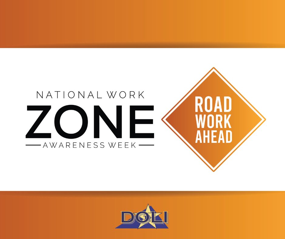 Always use extra caution when driving in a work zone. #NWZAW #GoOrangeVA For those working in one, check out OSHA's resources to stay safe: ow.ly/pALG50RixAa