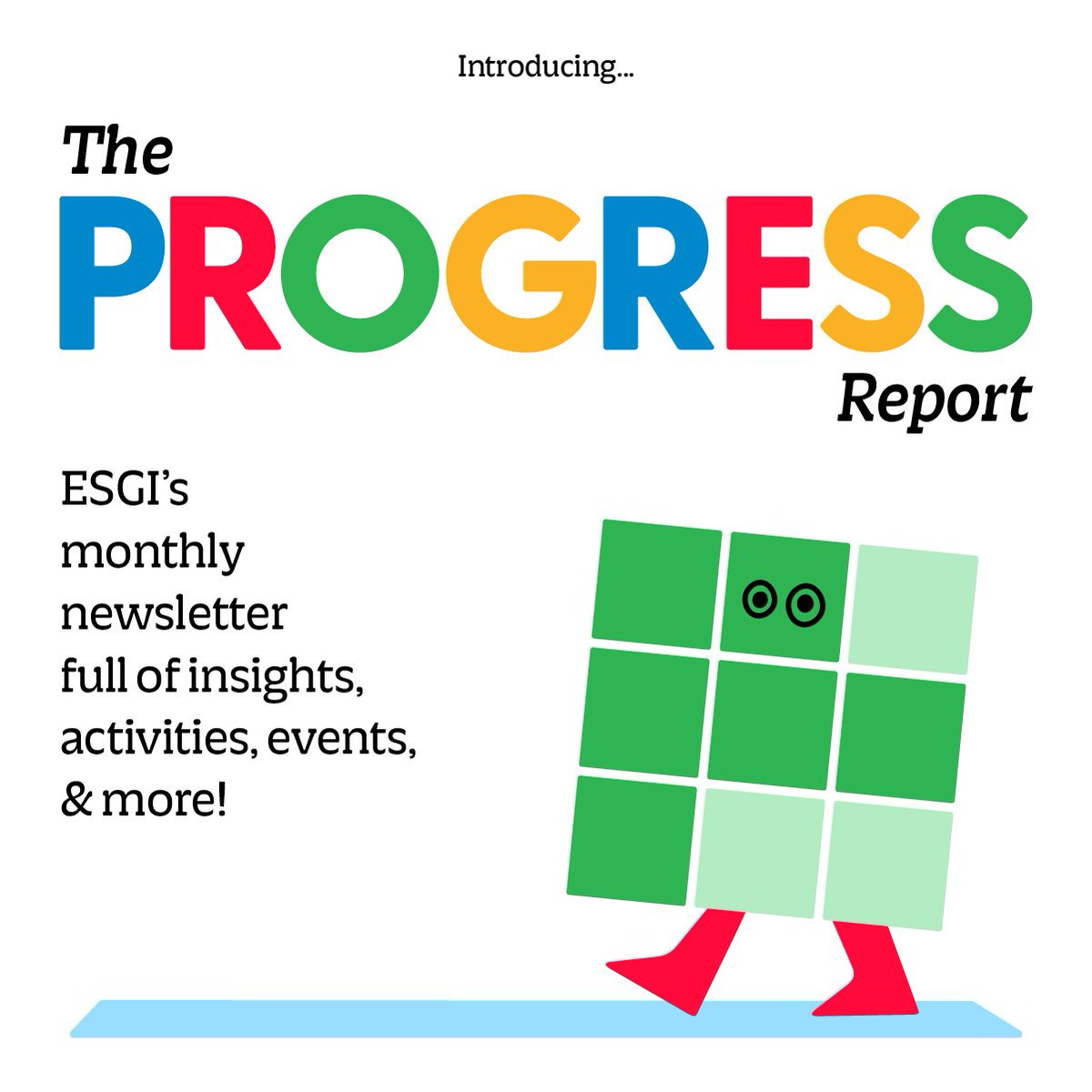 Exciting News! Our brand new teacher newsletter, The Progress Report, is launching tomorrow! Stay ahead of teaching trends, catch up on all things ESGI, and be the first to know about upcoming events! Subscribe now: hubs.la/Q02tcWpt0 #TheProgressReport #TeacherNewsletter