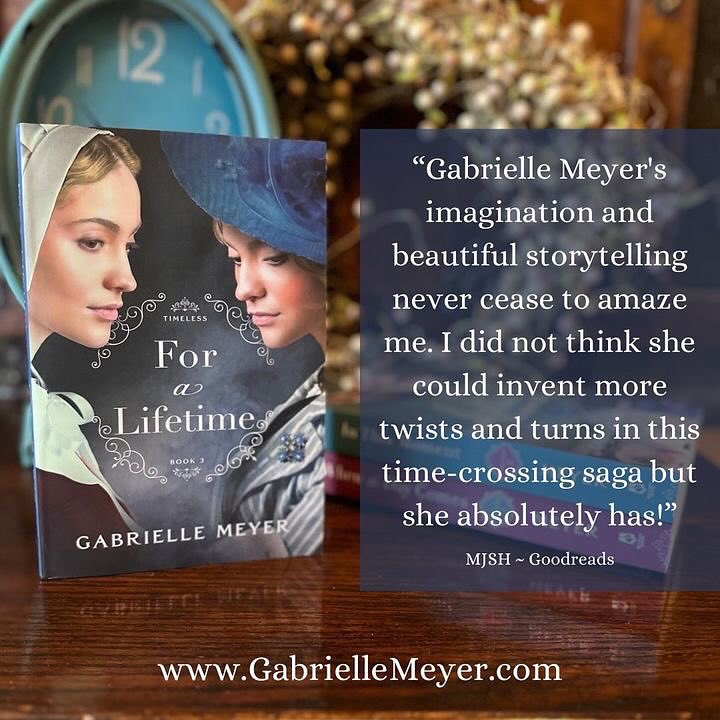 Melissasbooks1's tweet photo. #cantwaitwednesday So excited for this! Preorder For A Lifetime here: https://t.co/6iQfmboS6v Enter the Goodreads Giveaway here: https://t.co/Dl1zdDD5UD #foralifetime #timelessseries #preordernow #goodreadsgiveaway #mustreadbooks #bookx #gabriellemeyer #favoriteseries #timeslip https://t.co/OEXs8MekPX