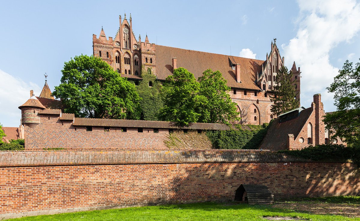 Malbork Castle was constructed in the 13th century in the town of Malbork, Poland. Constructed by the Teutonic Knights after their conquest of the lands of old Prussia.

It is located on the southern bank of the Nogat river.