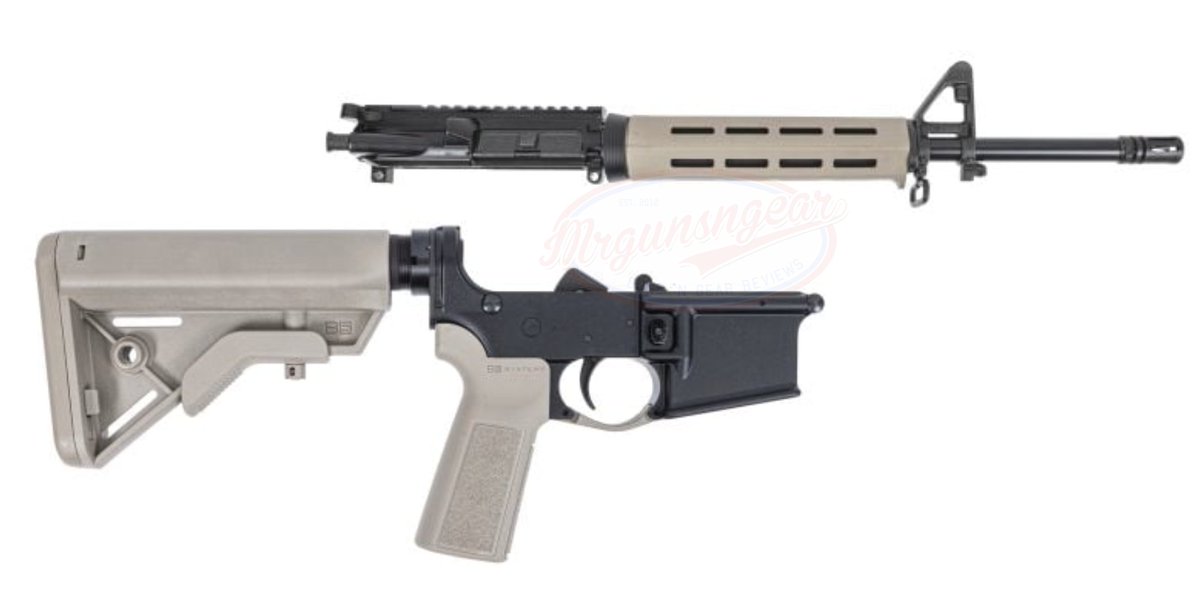 Complete PSA AR15 with 16'' 5.56 4150CMV nitrided -mid length barrel, B5 Systems MLOK handguard/grip/stock/trigger guard for $399 shipped when you grab the complete upper & lower below ⬇️

Complete upper for $259 shipped: mrgunsngear.org/3U0IlsZ
Complete lower for $139 shipped:…