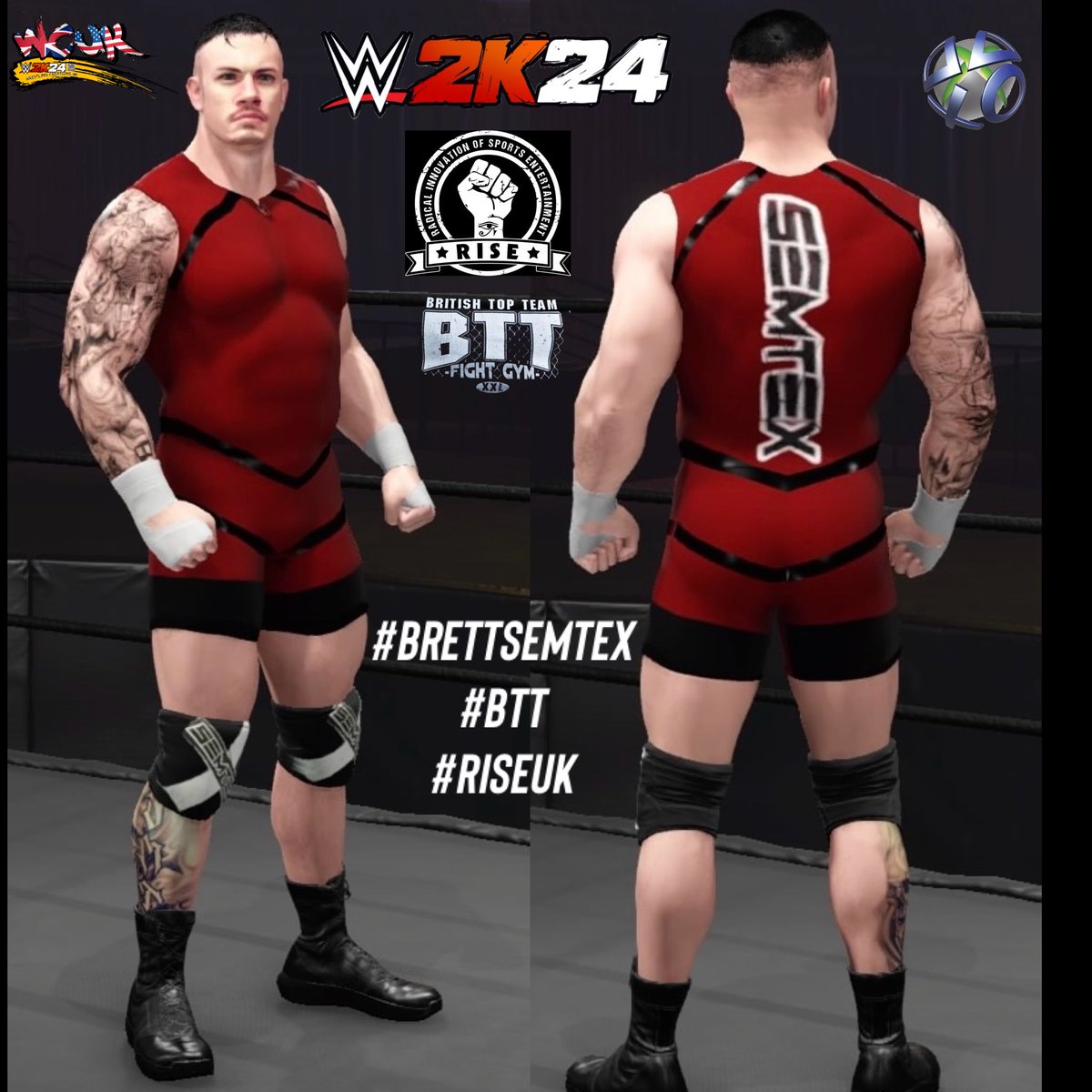 WCUK2018's tweet photo. Today’s British Top Team And Rise Heavyweight Champion Brett Semtex is ready for download on 2k24
#BRETTSEMTEX
#BTT
#RISEUK
#wrestlingcreationsuk
#brettsemtex #britishtopteam
#riseundergroundprowrestling
#ukdeathmatchwrestling #playstation
#xbox #caw #wwe2k24 https://t.co/UqypsMsQ7P