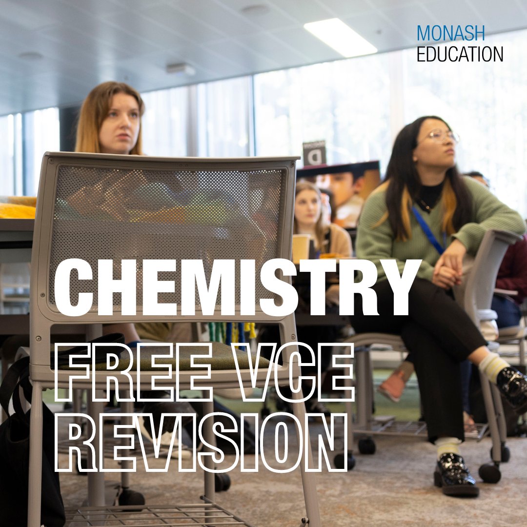 Studying Year 12 Chemistry? Get an edge with free online revision from @MonashUni. Revise the current and future options for supplying energy in our free online class: 📅 Tuesday, 23 April 🕓 4:00-5:00pm ✅ Register now👉 bit.ly/49PqX1a #MonashVirtualSchool #chemistry