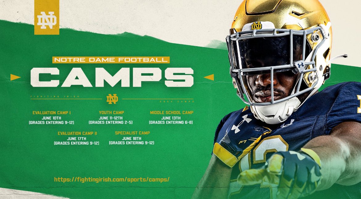 Thanks for the camp invite! @WalshJesuitFB @StrengthWj @NEOZoneHS @CarterAuman @NDFootball