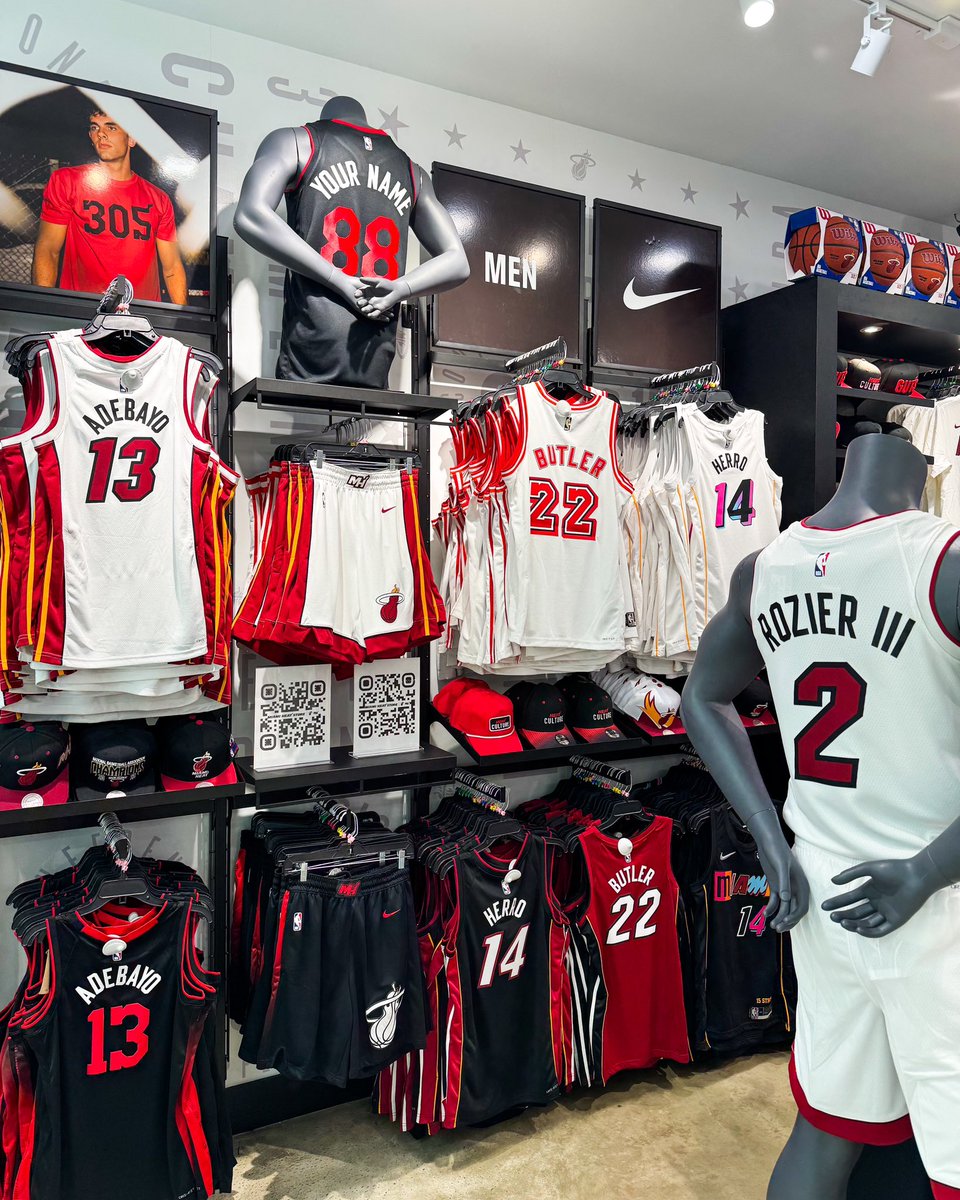 Still need a little something extra to cheer on the HEAT? Stop by any of our 5 locations to find the perfect item 🔥
