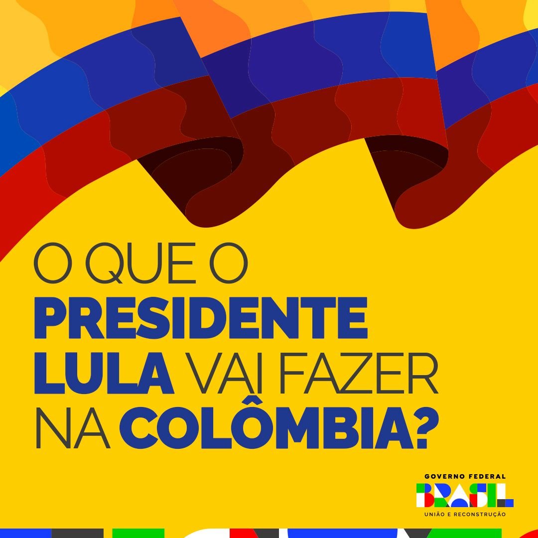 PRESIDENTE LULA NA COLÔMBIA. A Colômbia é a quarta maior economia da América Latina e um parceiro estratégico do Brasil. Hoje também será realizado o Fórum Brasil-Colômbia, onde serão tratados temas como bioenergia e sustentabilidade. #LulaGovernoDoPovo