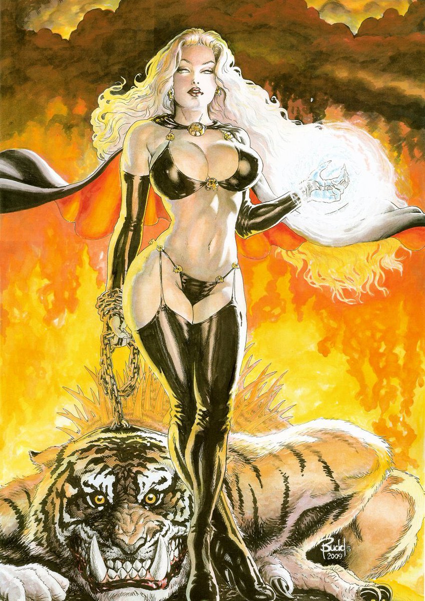 “Purrr.”

Art by BuddRoot #Ladydeath