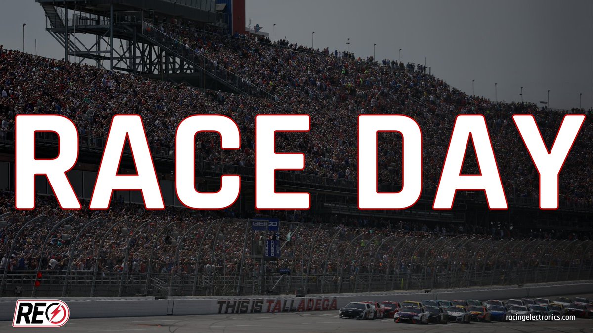 🏁RACE DAY🏁 Who will take the checkered flag @TALLADEGA⁉️ #REequipped | @MRNRadio | @NASCAR | #GEICO500