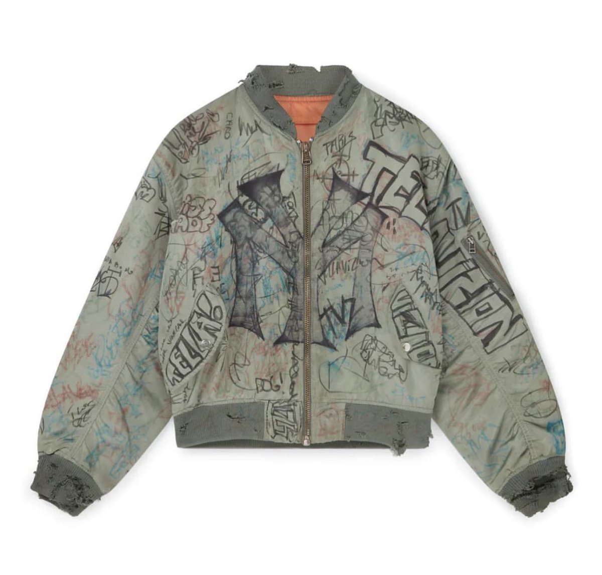 jacket ジャケット・アウター bomber mowalola graffiti