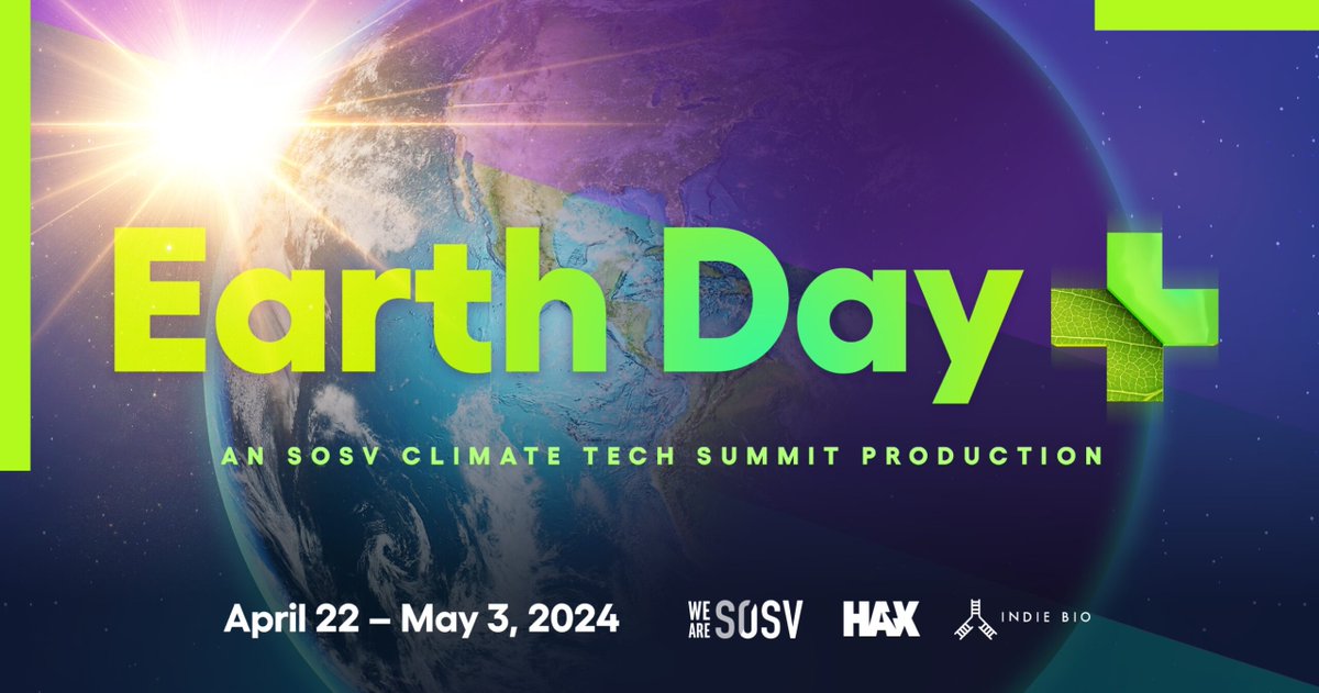 To mark Earth 🌎Day next week, we are hosting a series of live | virtual | free conversations with top VCs and founders in climate including @hajak @TomSteyer @pobronson @bkugelma @aluckymoron and many more. Check out the line-up! And register now while spaces last.