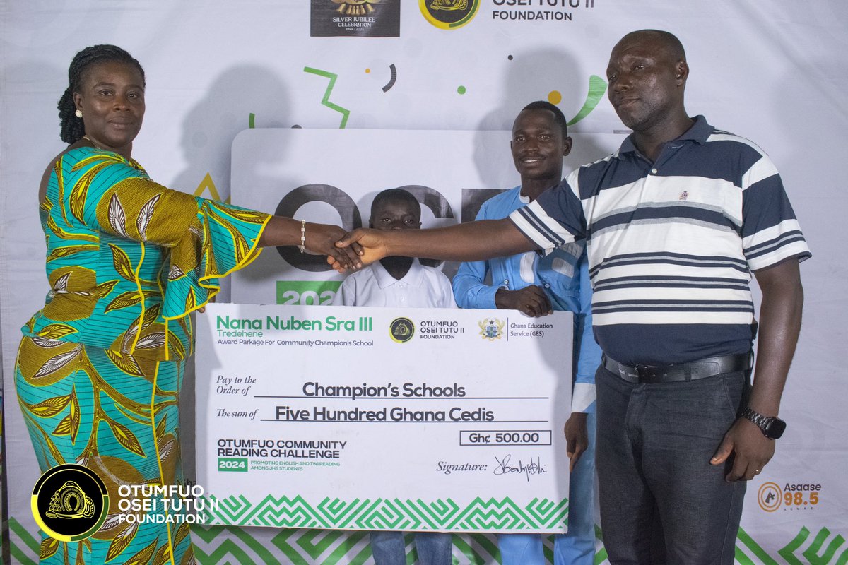 We have a champion for Bekwai Municipal. Congratulations to Adusei Nti Snr. for winning the OCRC, Bekwai Municipal Stage. Adusei went home with the Konahene Special Award of 500 cedis and her school, Akua Adem M/A JHS also was awarded with Tredehene Special Award of 500 cedis.