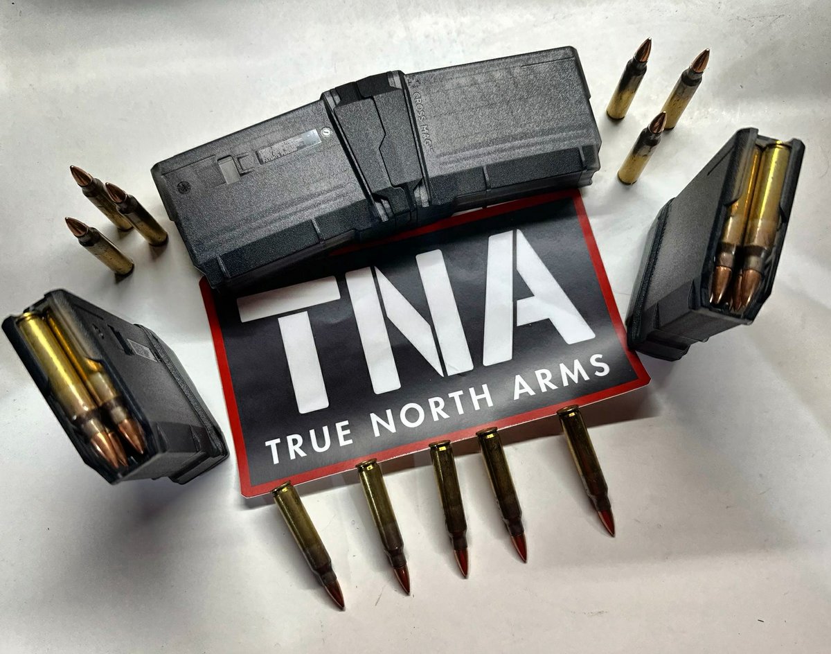 TrueNorthArms's tweet photo. Less reloading = more shooting 😎

CROSS MAGS feature a unique coupling mechanism, giving you 10 rounds in one system, with 4 configurations. 🙌

💥 NOW ON SALE: Buy 4, Get 1 FREE! ONLY $249.99

#TrueNorthArms #guns #Canada #2eh #Sendit https://t.co/TeDp7PrnWg
