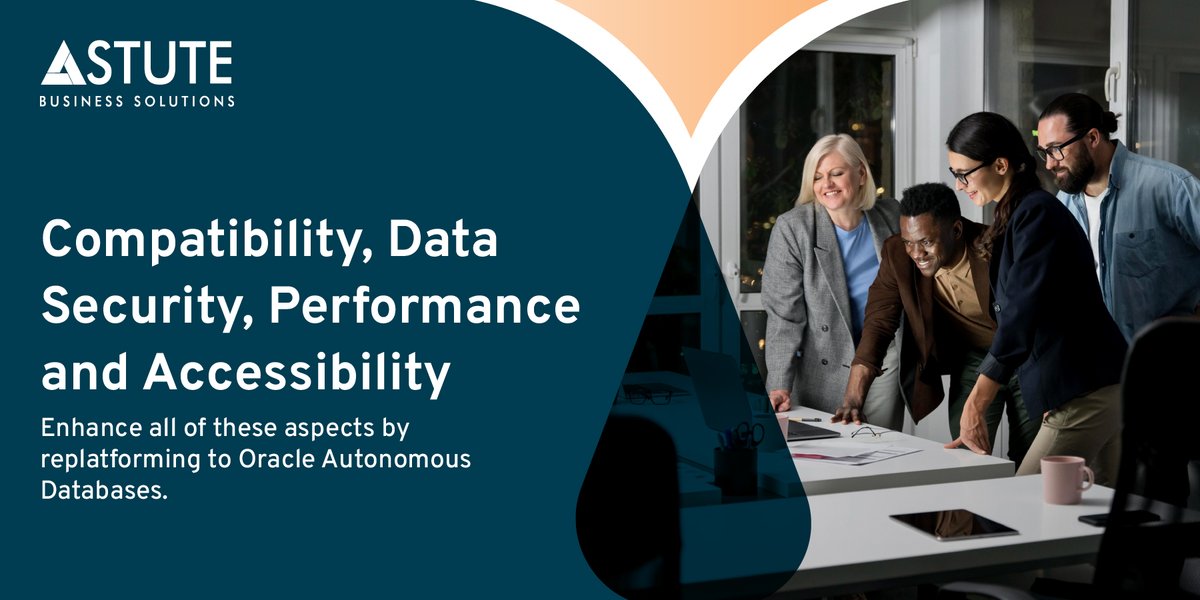 Be_Astute's tweet image. Rest easy with #OracleAutonomousDatabase. Get built-in, always-on security features to keep your data safe and sound.
Know more: hubs.ly/Q02sxdm_0
#OracleDatabase #replatform #Oracle #AutonomousDatabase #databasemigration #CloudMigration #Astute