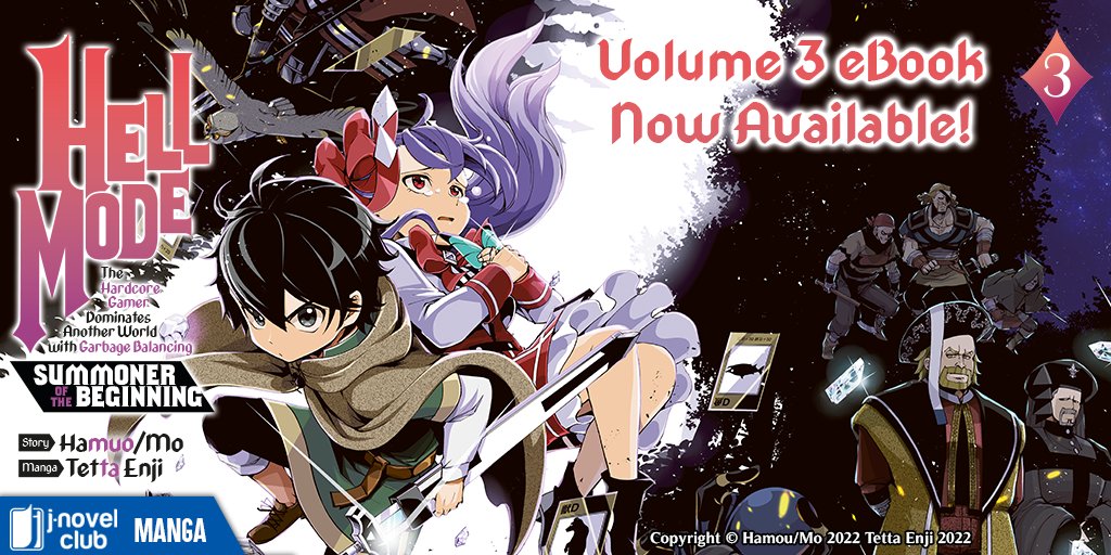 'Hell Mode' (Manga) Volume 3 eBook - Out Now! J-Novel Club: bit.ly/3UjWIKu BOOKWALKER: bit.ly/3W2E7Uz Amazon: bit.ly/3xGqEHK Google: bit.ly/3W23HJ4 Apple: bit.ly/3vWWvmW Kobo: bit.ly/3UmjKjJ