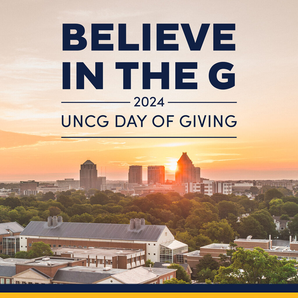 #BelieveInTheG is still going strong! Give what you can to the University Libraries; every supporter counts. Give now at believeintheg.uncg.edu/libraries