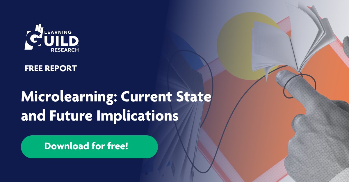 The future of learning is here! Get insights on the impact of microlearning from industry expert @ctorgerson. Download our FREE report today: ow.ly/gPqY50R9CqM 
#MicrolearningRevolution #TheFutureIsNow