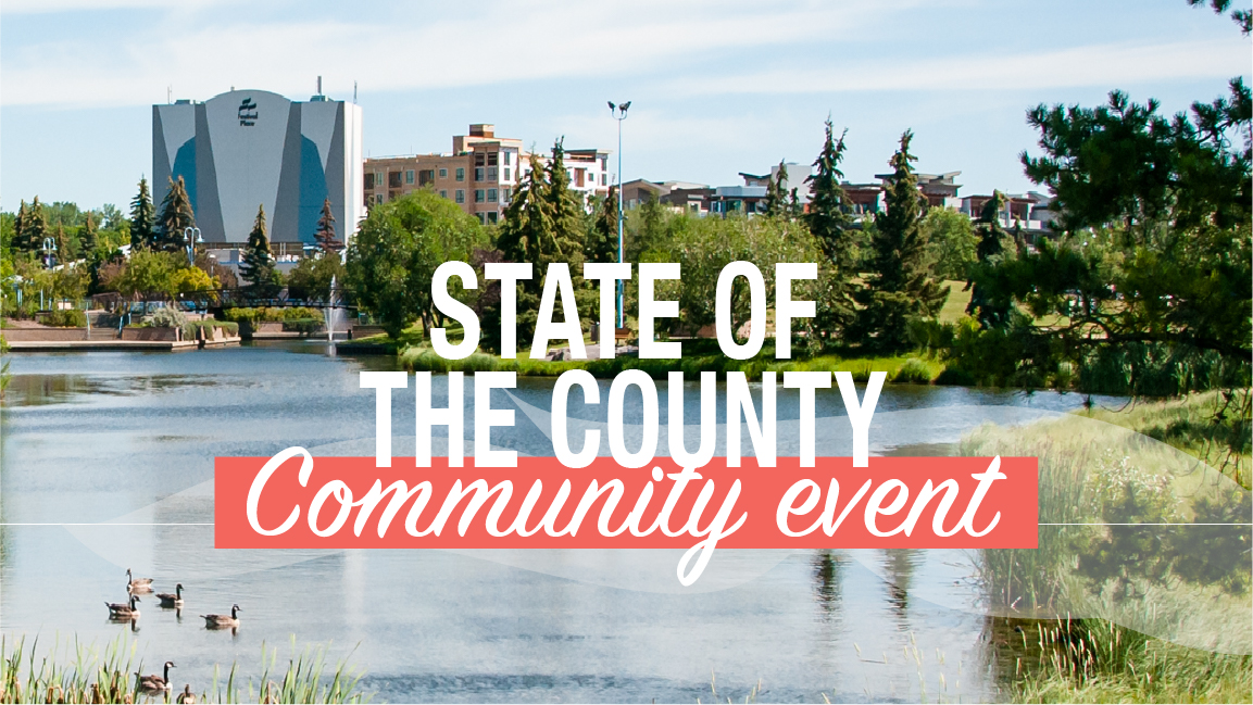 NEW! Join #strathco Mayor and Council for an update about the current priorities and future vision for our community. April 24, 6:30 pm -8 pm. Free event open to the public. Register to attend: ow.ly/Q8qH50RgoXK #shpk #SCstateofCounty