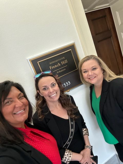 DanitaM77's tweet photo. Thank you @RepFrenchHill for your support of Emergency Nursing in Arkansas! Thank you Ryan Dalbec for your help today! #enaindc #doth24 #arkansasindc #ena #ernurse #nosilence #workplaceviolence https://t.co/WgkecDVSyr