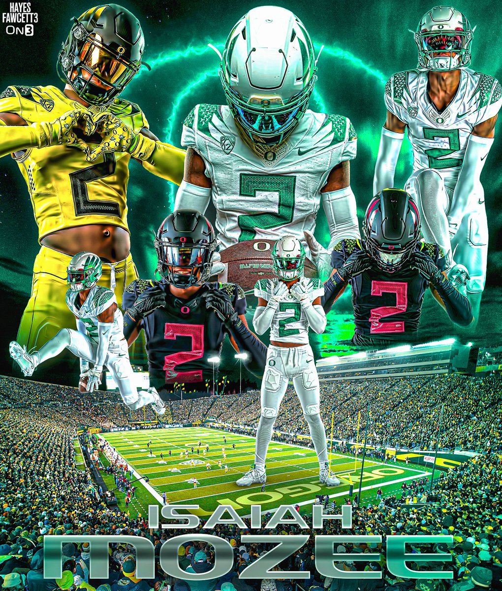 BREAKING: Four-Star WR Isaiah Mozee has Committed to Oregon, he tells me for @on3recruits The 6’1 200 WR from Lee’s Summit, MO chose the Ducks over Nebraska, Mizzou, & Ole Miss “All Glory to God 🦆” on3.com/db/isaiah-moze…